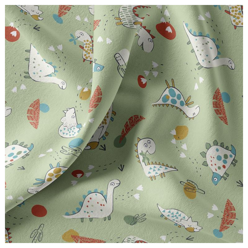 Printed Jersey DINOZ Putty / Vintage Multicolored